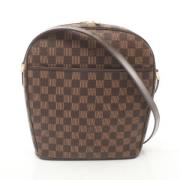 Louis Vuitton Vintage Pre-owned Canvas axelremsvskor Brown, Dam