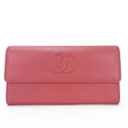 Chanel Vintage Pre-owned Laeder plnbcker Pink, Dam