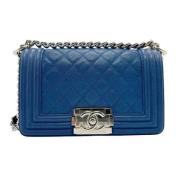 Chanel Vintage Pre-owned Laeder chanel-vskor Blue, Dam