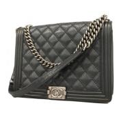 Chanel Vintage Pre-owned Laeder chanel-vskor Black, Dam