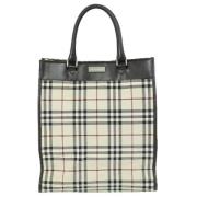 Burberry Vintage Pre-owned Canvas totevskor Beige, Dam