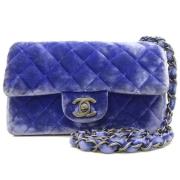 Chanel Vintage Pre-owned Canvas chanel-vskor Blue, Dam