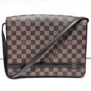 Louis Vuitton Vintage Pre-owned Canvas axelremsvskor Brown, Dam