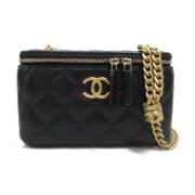 Chanel Vintage Pre-owned Laeder chanel-vskor Black, Dam