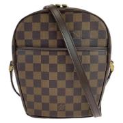 Louis Vuitton Vintage Pre-owned Canvas axelremsvskor Brown, Dam