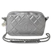 Chanel Vintage Pre-owned Laeder chanel-vskor Gray, Dam