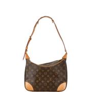 Louis Vuitton Vintage Pre-owned Canvas axelremsvskor Brown, Dam