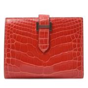 Hermès Vintage Pre-owned Laeder plnbcker Red, Dam