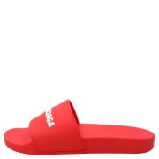 Balenciaga Gummi sandaler Red, Herr