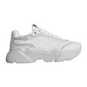 Dolce & Gabbana Portofino Läder Sneakers Vit White, Dam