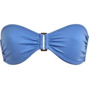 Vilebrequin Solid Bandeau Bikiniöverdel för damer Blue, Dam