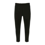 Alexander McQueen Svarta Joggers Elfenbensrand Black, Herr