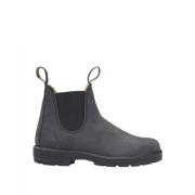 Blundstone Rustik Svart Läder Stiliga Stövlar Black, Herr