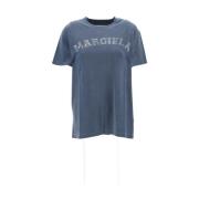 Maison Margiela M W IN T-Shirt Blue, Dam