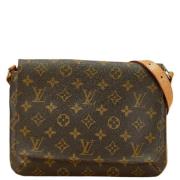 Louis Vuitton Vintage Pre-owned Canvas louis-vuitton-vskor Brown, Dam