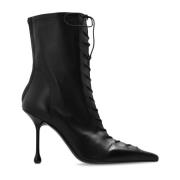 Jimmy Choo Klackade ankelboots Scarlett Black, Dam