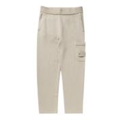 Stone Island Beige Wool Ghost Cargo Jogger Beige, Herr