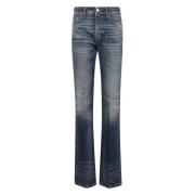 Haikure Vintage Blå Blommig Denim Jeans Blue, Dam