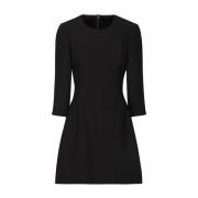 Dolce & Gabbana Elegant Svart Klänning för Kvinnor Black, Dam