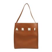 Marni Stilren Shoppingväska Brown, Dam