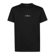 Maison Margiela Avslappnad Bomull T-shirt Black, Herr