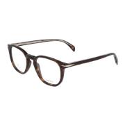 Eyewear by David Beckham Retro fyrkantig båge glasögon Brown, Unisex