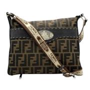 Fendi Vintage Pre-owned Canvas fendi-vskor Brown, Dam