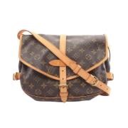 Louis Vuitton Vintage Pre-owned Canvas louis-vuitton-vskor Brown, Dam