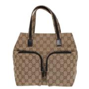 Gucci Vintage Pre-owned Laeder handvskor Beige, Dam