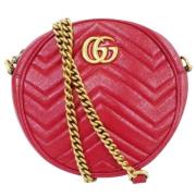 Gucci Vintage Pre-owned Laeder gucci-vskor Red, Dam