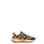 Flower Mountain Blommiga Sneakers Multicolor, Dam