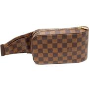 Louis Vuitton Vintage Pre-owned Canvas axelremsvskor Brown, Herr