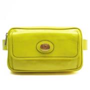 Gucci Vintage Pre-owned Laeder kuvertvskor Yellow, Dam