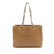 Chanel Vintage Pre-owned Laeder axelremsvskor Brown, Dam