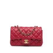 Chanel Vintage Pre-owned Laeder crossbodyvskor Red, Dam