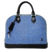 Louis Vuitton Vintage Pre-owned Laeder handvskor Blue, Dam