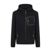 F**k Herrhoodie Fw24-2010 syntetiskt material Black, Herr