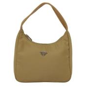 Prada Vintage Pre-owned Canvas prada-vskor Beige, Dam