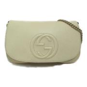 Gucci Vintage Pre-owned Laeder gucci-vskor White, Dam