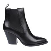 ASH Svarta Texan Ankelboots Black, Dam