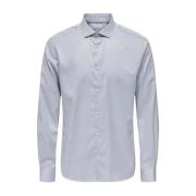 Only & Sons Casual Skjorta Blue, Herr