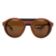 Oakley Matt Röd Guld Färgskift Clifden Solglasögon Brown, Unisex