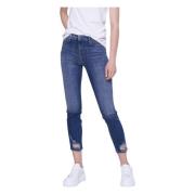 Pinko Skinny Jeans Sabrina Bekväm och Snygg Blue, Dam