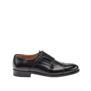 Testoni Trento Double Monk TOP Calf Black, Herr