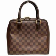 Louis Vuitton Vintage Pre-owned Canvas handvskor Brown, Dam