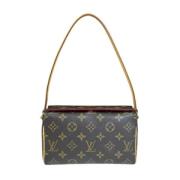 Louis Vuitton Vintage Pre-owned Tyg handvskor Brown, Dam