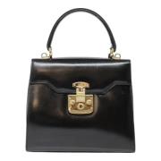 Gucci Vintage Pre-owned Laeder gucci-vskor Black, Dam