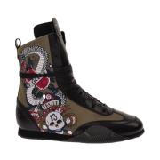 John Richmond Ankelboots med snören Multicolor, Dam