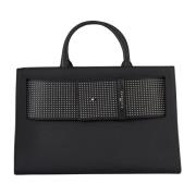 John Richmond Toteväska med styva handtag Black, Dam