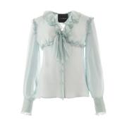 John Richmond Blus med volanger Blue, Dam